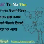 Dil Ne Tera Naam Liya 2.0 Song Lyrics | Teri Yaadon Ki Chadar Odhe Shayar to na tha song lyrics Sad Shayri | Sad Shayari Shayar to na tha sad song lyrics