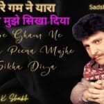 Hathon Pe Beshaq Tu Mehandi Laga Le vol.2 Tere Gham Ne Yara Peena Mujhe Sikha Diya 20231027 054845 0000 Sad Shayri | Sad Shayari Tere Gham Ne Yara Peena Mujhe Sikha Diya | तेरे गम ने यारा पीना मुझे सिखा दिया