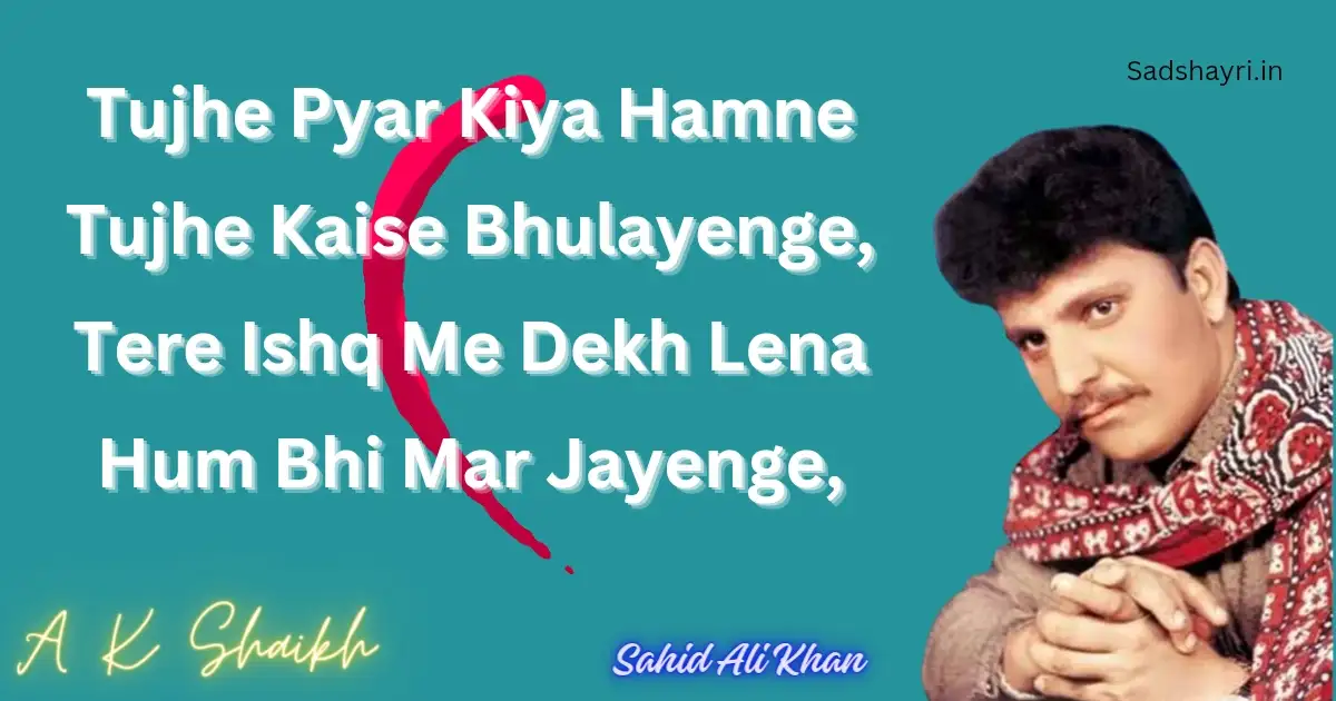 Tujhe pyar Kiya Hamne Tujhe kaise Bhulayenge sad song lyrics 