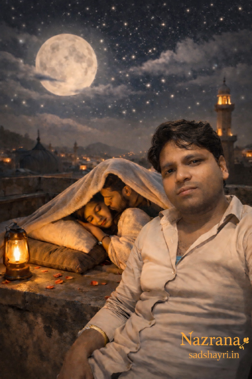 Dil Ne Tera Naam Liya 2.0 Song Lyrics | Teri Yaadon Ki Chadar Odhe Nighttime selfie on a rooftop Sad Shayri | Sad Shayari Dil Ne Tera Naam Liya 2.0 Song Lyrics